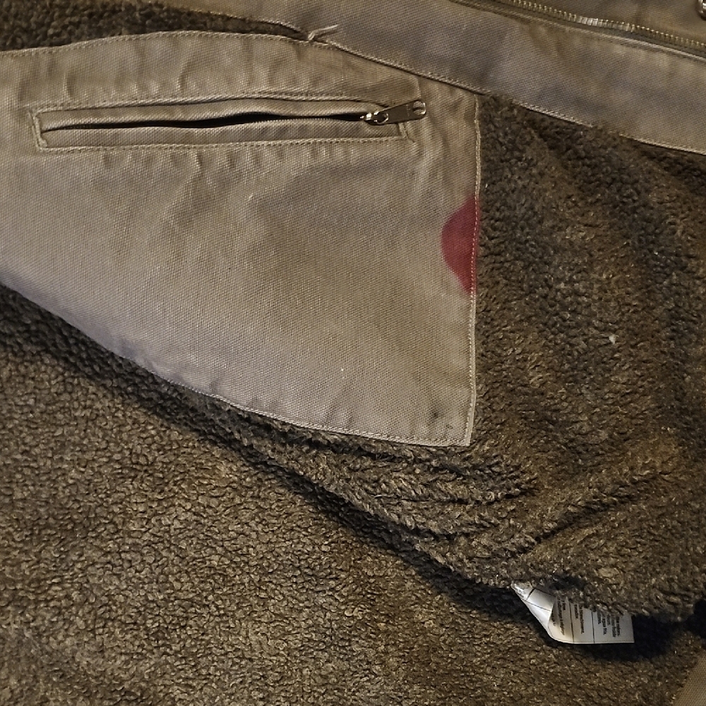 Carhartt Men's Gray Hooded Field Jacket- XL - Picture 6 of 9
